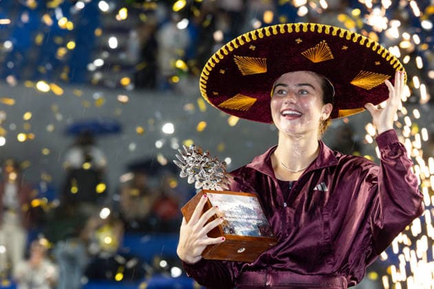 WTA GUADALAJARA OPEN 2026 WTA GUADALAJARA OPEN 2026 PEYTON STEARNS VS IVA JOVIC 09 19 2026 GUADALAJARA, JALISCO Action photo of Iva Jovic of the United States, champion of the singles tournament at the 2026 WTA Guadalajara Open, held at the Centro Panamericano de Tenis in Guadalajara, Jalisco, Mexico Action photo of Iva Jovic of the United States, champion of the singles tournament at the 2026 WTA Guadalajara Open, held at the Centro Panamericano de Tenis in Guadalajara, Jalisco, Mexico PHOTO BY IMAGENSHOP PHOTO AGENCY GUADALAJARA JALISCO MEXICO Copyright: xIMAGENSHOPxAGENCIAxFOTOGRAFICAx