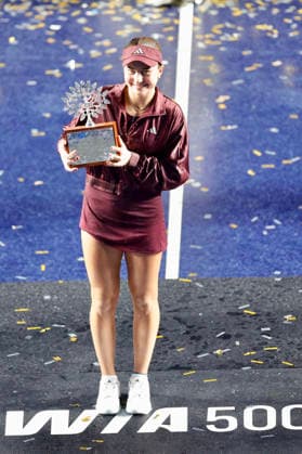 WTA GUADALAJARA OPEN 2026 WTA GUADALAJARA OPEN 2026 PEYTON STEARNS VS IVA JOVIC 09 19 2026 GUADALAJARA, JALISCO Action photo of Iva Jovic of the United States, champion of the singles tournament at the 2026 WTA Guadalajara Open, held at the Centro Panamericano de Tenis in Guadalajara, Jalisco, Mexico Action photo of Iva Jovic of the United States, champion of the singles tournament at the 2026 WTA Guadalajara Open, held at the Centro Panamericano de Tenis in Guadalajara, Jalisco, Mexico PHOTO BY IMAGENSHOP PHOTO AGENCY GUADALAJARA JALISCO MEXICO Copyright: xIMAGENSHOPxAGENCIAxFOTOGRAFICAx