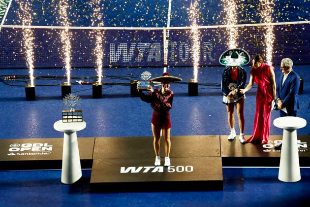 WTA GUADALAJARA OPEN 2026 WTA GUADALAJARA OPEN 2026 PEYTON STEARNS VS IVA JOVIC 09 19 2026 GUADALAJARA, JALISCO Action photo of Iva Jovic of the United States, champion of the singles tournament at the 2026 WTA Guadalajara Open, held at the Centro Panamericano de Tenis in Guadalajara, Jalisco, Mexico Action photo of Iva Jovic of the United States, champion of the singles tournament at the 2026 WTA Guadalajara Open, held at the Centro Panamericano de Tenis in Guadalajara, Jalisco, Mexico PHOTO BY IMAGENSHOP PHOTO AGENCY GUADALAJARA JALISCO MEXICO Copyright: xIMAGENSHOPxAGENCIAxFOTOGRAFICAx