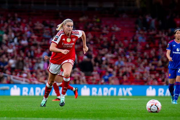 September 19, 2026, London, England, United Kingdom: LONDON, ENGLAND - SEPTEMBER 19: Alessia Russo of Arsenal during the Barclays WomenÃ¢â‚¬â ¢s Super League match between Arsenal Women and Manchester United, ManU Women at Emirates Stadium on September 19, 2026 in London, England Barclays WomenÃ¢â‚¬â ¢S Super League Match Between Arsenal Women And Manchester United Women  - ZUMAf190 0867296161st Copyright: xNinaxFarooqix