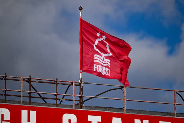 Nottingham Forest FC v Coventry City - Premier League 2026 27 A Nottingham Forest flag is displayed during the Premier League match between Nottingham Forest and Coventry City at the City Ground in Nottingham, on September 19, 2026. Nottingham Nottinghamshire United Kingdom  Copyright: xMIxNewsx originalFilename:fletcher-nottingh260919_np2pu.jpg
