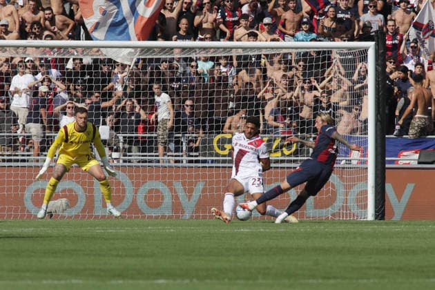Bologna FC v Torino FC - Serie A 2026 27 Federico Bernardeschi of Bologna FC scores a goal during the Bologna BFC vs Torino FC match in the 5th round of the Serie A Enilive 2026-27 season at the Renato Dall Ara stadium in Bologna, Italy, on September 19, 2026. Bologna Italy  Copyright: xDavidexCasentinix originalFilename:casentini-bolognab260919_np98s.jpg