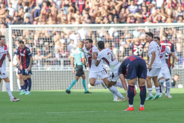 Bologna FC v Torino FC - Serie A 2026 27 Sandro Kulenovic of Torino FC celebrates after scoring during the Bologna BFC vs Torino FC, 5th Serie A Enilive 2026-27 game at Renato Dall Ara stadium in Bologna, Italy, on September 19, 2026. Bologna Italy  Copyright: xDavidexCasentinix originalFilename:casentini-bolognab260919_npRhh.jpg