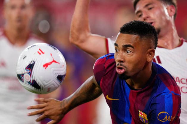 Sevilla FC v FC Barcelona, Barca - LaLiga EA Sports 2026 27 Gabriel Jesus centre-forward of Barcelona and Brasil during the LaLiga EA Sports 2026 27 match between Sevilla FC and FC Barcelona at Estadio Ramon Sanchez Pizjuan on September 19, 2026 in Seville, Spain. Seville Spain  Copyright: xJosexBretonx originalFilename:bretonhernandez-sevillaf260919_npAwM.jpg
