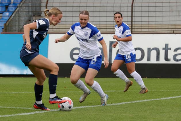 September 20, 2026, Hänsch Arena, Meppen, GER, Women’s Soccer, 2nd Bundesliga: SV Meppen vs. SC Sand, Lilly Bartke SV Meppen 24 DFL REGULATIONS PROHIBIT ANY USE OF PHOTOGRAPHS AS IMAGE SEQUENCES AND OR QUASI-VIDEO Meppen, Lower Saxony, Hänsch Arena