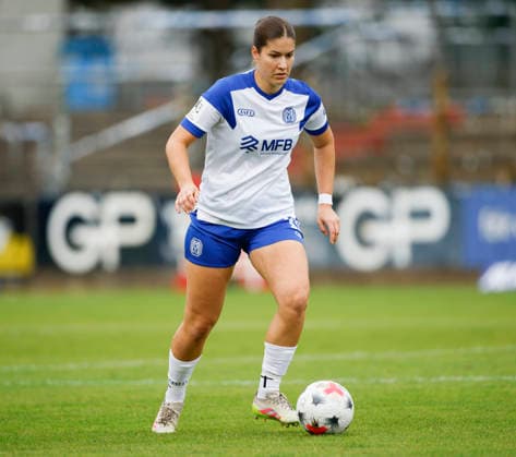 September 20, 2026, Hänsch Arena, Meppen, GER, Women s Soccer, 2. Bundesliga SV Meppen vs. SC Sand, Anouk Blaschka SV Meppen 10 DFL REGULATIONS PROHIBIT ANY USE OF PHOTOGRAPHS AS IMAGE SEQUENCES AND OR QUASI-VIDEO Meppen Lower Saxony Hänsch Arena
