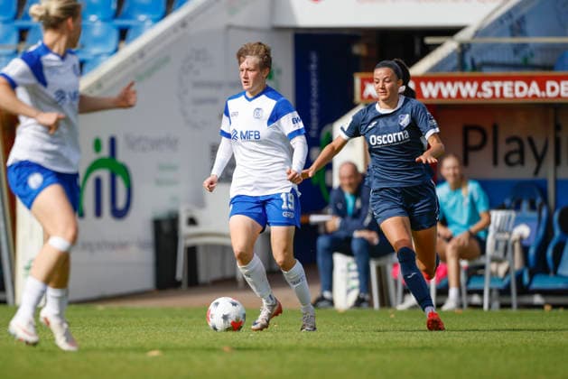 September 20, 2026, Hänsch Arena, Meppen, GER, Women s Soccer, 2. Bundesliga: SV Meppen vs. SC Sand, Sarah Dittrich, SV Meppen 19. DFL regulations prohibit any use of photographs as image sequences and or quasi-video. Meppen, Lower Saxony, Hänsch Arena