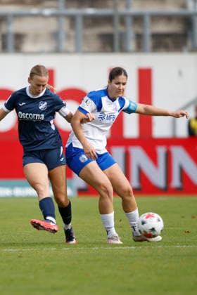 September 20, 2026, Hänsch Arena, Meppen, GER, Women s Soccer, 2. Bundesliga SV Meppen vs. SC Sand, Anouk Blaschka SV Meppen 10 DFL REGULATIONS PROHIBIT ANY USE OF PHOTOGRAPHS AS IMAGE SEQUENCES AND OR QUASI-VIDEO Meppen Lower Saxony Hänsch Arena