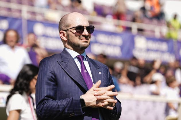 FiorentinaÕs President Giuseppe B. Commisso looks on during the Serie A soccer match between Fiorentina and Napoli at the Artemio Franchi Stadium in Florence, north Italy - Sunday, September 20, 2026 -  Copyright: xMassimoxPaolone LaPressex