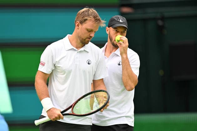 Kevin Krawietz (GER) vs. Tim Pütz (GER) September 20, 2026 ¢ Tennis ¢ Davis Cup Qualifiers, 2nd Round ¢ Germany vs. Croatia, Heristo Arena, Halle Westfalen, North Rhine-Westphalia, Germany Copyright: xpepphotox xHorstxMauelshagenx pep00321, pep_20260920_hm