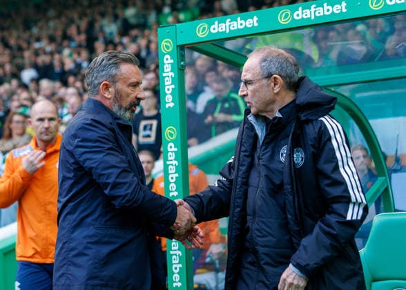 20.09.2026 Celtic v Rangers, SPFL Premiership : Martin O’Neill and Derek McInnes  Copyright: xKennyxRamsayx NINTCHDBPICT001109851149