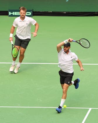 Team Germany, Kevin Krawietz, Tim Puetz, Men s Doubles, Davis Cup Germany vs. Croatia, Heristo Arena, Halle Westf, Germany Tennis Davis Cup 20026 Heristo Arena Halle West, North Rhine-Westphalia, Germany, September 20, 2026 Copyright: xJuergenxHasenkopfx