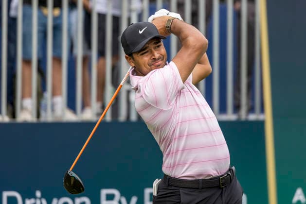 Golf - DP World Tour (European Tour) ˜Rolex Series™ - 2026 BMW PGA, Golf Herren Championship - Final Round - West Course, Wentworth Club - Sunday 20th September 2026 Yurav Premlall (RSA) drives off from the 11th hole COLORSPORT DANIEL BEARHAM  cspDB_BMWPGA_R4_200926_
