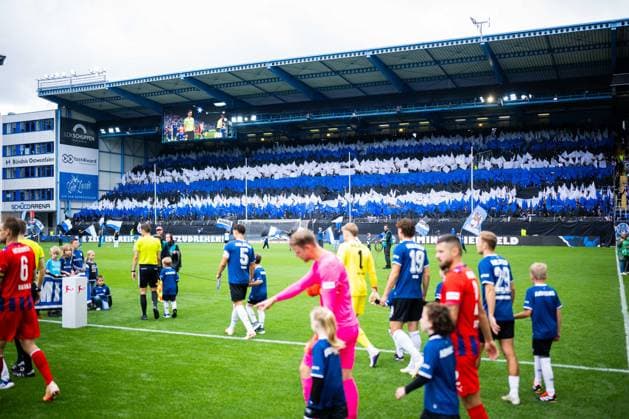 September 20, 2026 Soccer, 2026–2027, 2. Bundesliga, Matchday 6, DSC Arminia Bielefeld vs. FC Heidenheim Bielefeld fans with a choreographed display, choreography, choreo DFL REGULATIONS PROHIBIT ANY USE OF PHOTOGRAPHS AS IMAGE SEQUENCES AND OR QUASI-VIDEO