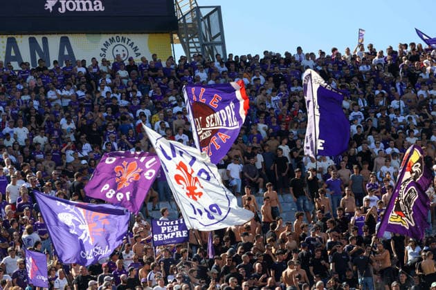 September 20, 2026, Firenze, Toscana, ITALIA: Supporters of AC Fiorentina During the 2026 27 Italian Serie A football match between AC Fiorentina and SSC Napoli, held on September 20, 2026, at the Artemio Franchi Stadium in Florence. Firenze ITALIA - ZUMAs236 20260920_aap_s236_040 Copyright: xFabioxSassox
