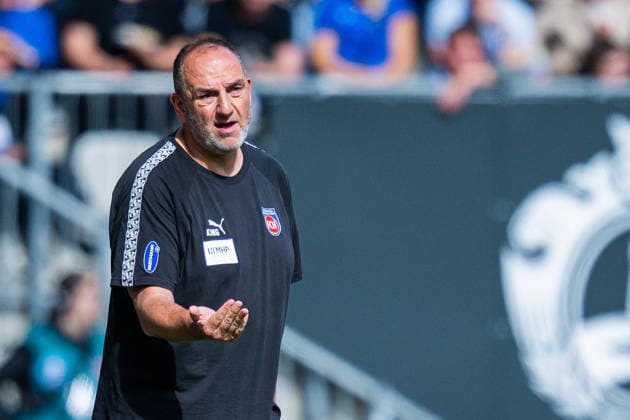September 20, 2026 Soccer, 2026–2027, 2. Bundesliga, Matchday 6, DSC Arminia Bielefeld 1 FC Heidenheim Frank Schmidt, Heidenheim Coach DFL REGULATIONS PROHIBIT ANY USE OF PHOTOGRAPHS AS IMAGE SEQUENCES AND OR QUASI-VIDEO