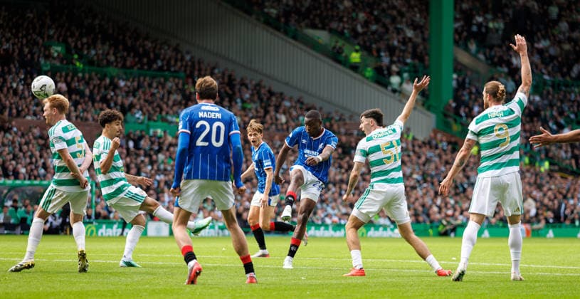 20.09.2026 Celtic v Rangers: VAR disallows Olwethu Makhanya of Rangers s goal  Copyright: xWilliexVassx NINTCHDBPICT001109867277