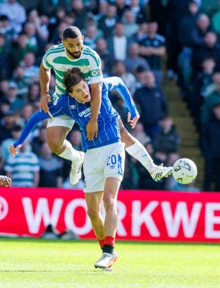 20.09.2026 Celtic v Rangers, SPFL Premiership : Ryan Naderi and Cameron Carter Vickers  Copyright: xKennyxRamsayx NINTCHDBPICT001109875620
