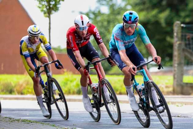Gooikse Pijl 2026 Cycling Race GOOIK, BELGIUM - SEPTEMBER 20 : Rutsch Jonas (GER) of Lotto Intermarcheteam XTS Astana in the escape pack pictured during the 23th edition of the Gooikse Pijl one day cycling road race for Men Elite of 199 km with start in Roosdaal and finish in Gooik on September 20, 2026 in Gooik, Belgium, 20 09 2026 Gooik Belgium  Copyright: xXpix