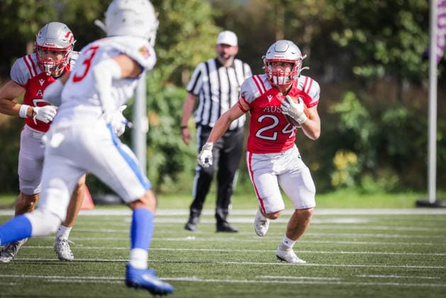 AMERICAN FOOTBALL - U19 European Championship, EM, Europameisterschaft VIENNA,AUSTRIA,20.SEP.26 - AMERICAN FOOTBALL - IFAF Men s U19 European Championships, Austria vs Czech Republic. Image shows Markus Lamparter(AUT).  GEPAxpictures xDavidxBitzan