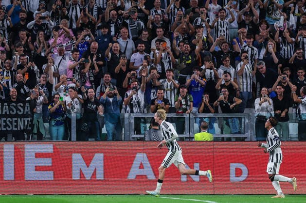 Juventus FC vs NEC Nijmegen, UEFA Europa League football, Turin, Italy Nick Woltemade of Juventus FC celebrates after scoring a goal during UEFA Europa League 2026 27 League Phase - Matchday 1 football match between Juventus FC and N.E.C. Nijmegen. Italy, Turin, Allianz Stadium  Copyright: xGonzalesxPhoto FCIx