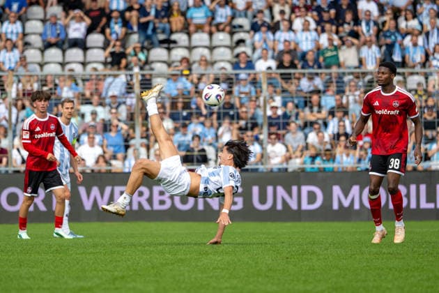 Football, Bavarian Regional League, TSV 1860 Munich v FC Nuremberg II