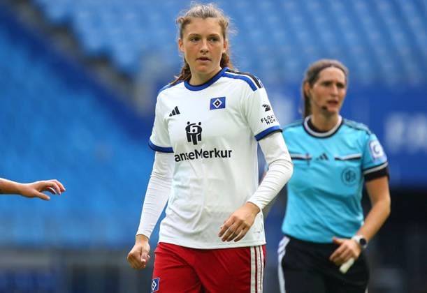 September 20, 2026, xcex, GER, Hamburg, Volksparkstadion, Women s Soccer, 1. Bundesliga, DIE LIGA, Google Pixel Women s Bundesliga 2026–2027 Season, Matchday 5, HSV, FCN, Hamburger SV vs. 1. FC Nuremberg, Lotta Wrede. HSV DFL regulations prohibit any use of photographs as image sequences and or quasi-video.
