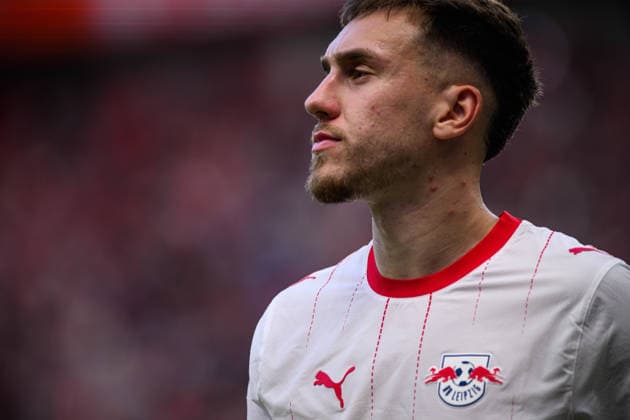 LEVERKUSEN, GERMANY - 20 SEPTEMBER, 2026: Brajan Gruda - The Bundesliga match Bayer 04 Leverkusen vs. RB Leipzig at BayArena.  Copyright: xVitaliixKliuievx