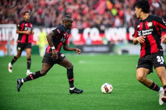 LEVERKUSEN, GERMANY - 20 SEPTEMBER, 2026: Moussa Diaby - The Bundesliga match Bayer 04 Leverkusen vs. RB Leipzig at BayArena.  Copyright: xVitaliixKliuievx