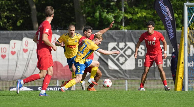 Photo: Max HERRMANN Atlas vs. Bamo Mohamed KARIM ETV Soccer Regionalliga Nord, Matchday 10 on Sun, Sept. 20, 2026 Atlas Delmenhorst vs. ETV Eimsbüttel