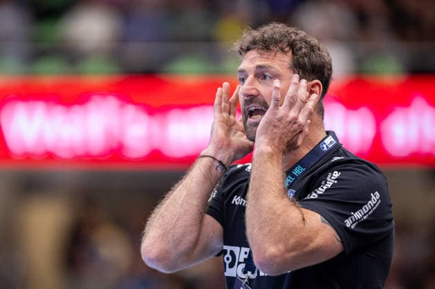 Florian Kehrmann, TBV Lemgo Lippe Coach, Reacts to GER, TBV Lemgo Lippe vs. HC Erlangen, Handball, 1st Bundesliga, Matchday 5, 2026–2027 Season, September 20, 2026, GER, TBV Lemgo Lippe vs. HC Erlangen, Handball, 1st Bundesliga, Matchday 5, 2026–2027 season, September 20, 2026, Lemgo Copyright: xEibner-Pressefoto JanxRollingerx EP_JSK