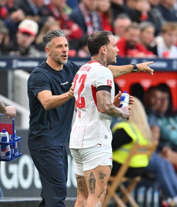 l r Coach Martin Demichelis, RB Leipzig; David Raum, RB Leipzig Soccer, Bundesliga 1, Matchday 4, Bayer 04 Leverkusen vs. RB Leipzig, on September 20, 2026, in Leverkusen, Germany. DFL regulations prohibit any use of photographs as image sequences and or quasi-video. Ã‚Â