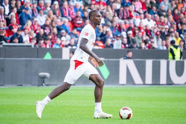 Germany 1 Bundesliga 2026–2027, Matchday 4, Bayer 04 Leverkusen vs. RB Leipzig, Saturday, September 20, 2026, BayArena Stadium, Leverkusen, North Rhine-Westphalia, Ezechiel Banzuzi (RB Leipzig), 6, Leverkusen, BayArena Stadium, Leverkusen, Germany Copyright: xOrhanxHabashx