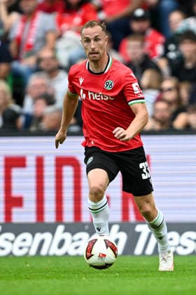 2. Bundesliga: Hannover 96 vs. VfL Bochum on September 20, 2026, at the HDI Arena in Hannover; Maurice Neubauer, Hannover am Ball MT