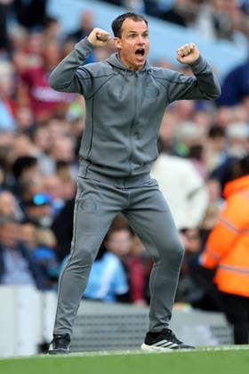 Manchester City v Sunderland - Premier League 2026 27 Regis Le Bris Manager of Sunderland reacts on the side line during the Premier League 2026 27 match between Manchester City and Sunderland at Etihad Stadium on September 19, 2026 in Manchester, England. WARNING! This Photograph May Only Be Used For Newspaper And Or Magazine Editorial Purposes. May Not Be Used For Publications Involving 1 player, 1 Club Or 1 Competition Without Written Authorisation From Football DataCo Ltd. For Any Queries, Please Contact Football DataCo Ltd on +44 (0) 207 864 9121 Manchester Etihad Stadium England United Kingdom Copyright: xAllstarxPicturexLibraryxLtdx