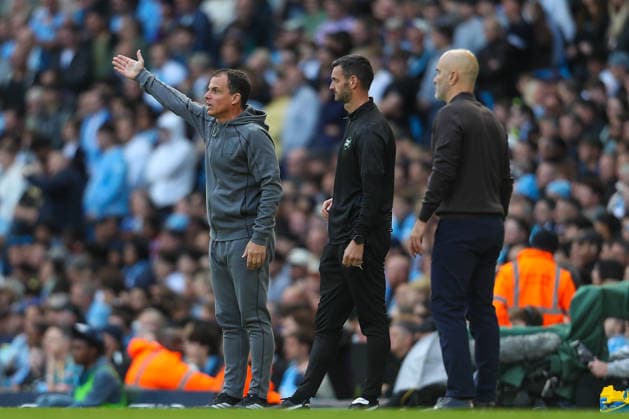 Manchester City v Sunderland, Premier League Sunderland Manager Regis Le Bris reacts during the Manchester City v Sunderland Premier League match at the Etihad Stadium, Manchester, England on 20 September 2026 Credit: Lee Keuneke Every Second Media Editorial use only. All images are copyright Every Second Media Limited. No images may be reproduced without prior permission. All rights reserved. Premier League and Football League images are subject to licensing agreements with Football DataCo Limited. see https: www.football-dataco.com Copyright: xIMAGO EveryxSecondxMediax ESM-2181-0089 LeexKeunekex xEveryxSecondxMediax