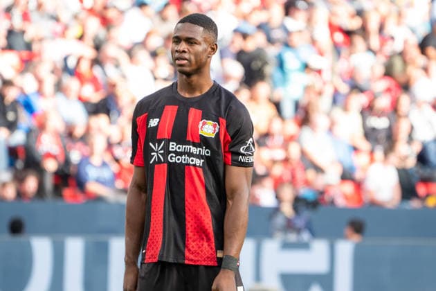 Germany 1 Bundesliga 2026–2027, Matchday 4, Bayer 04 Leverkusen vs. RB Leipzig, Saturday, September 20, 2026, BayArena Stadium, Leverkusen, North Rhine-Westphalia, Christian Kofane, Bayer 04 Leverkusen, 35, facial expression, emotions, Leverkusen, BayArena Stadium, Leverkusen, Germany Copyright: xOrhanxHabashx
