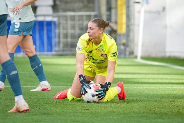 Soccer, Google Pixel Women s Bundesliga, Matchday 5, 2026–2027, SC Freiburg vs. Bayer 04 Leverkusen, September 20, 2026, Dreisamstadion, Freiburg, Rafaela Borggräfe (Rafaela Borggraefe) Bayer 04 Leverkusen, 12 Freiburg Dreisamstadion Baden-Württemberg Germany Copyright: xFINLEYxMÖRCHx