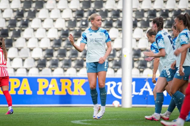 Soccer, Google Pixel Women s Bundesliga, Matchday 5, 2026–2027, SC Freiburg vs. Bayer 04 Leverkusen, September 20, 2026, Dreisamstadion, Freiburg, Cornelia Kramer (Bayer 04 Leverkusen), 7th goal, penalty kick, Freiburg Dreisamstadion, Baden-Württemberg, Germany Copyright: xFINLEYxMÖRCHx