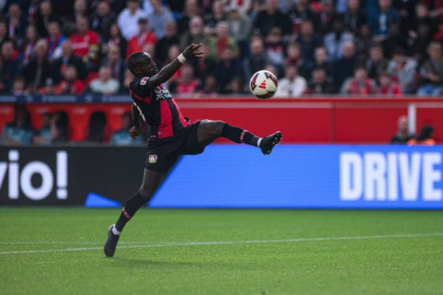 LEVERKUSEN, GERMANY - 20 SEPTEMBER, 2026: Moussa Diaby - The Bundesliga match Bayer 04 Leverkusen vs. RB Leipzig at BayArena.  Copyright: xVitaliixKliuievx