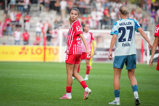 Soccer, Google Pixel Women s Bundesliga, Matchday 5, 2026–2027, SC Freiburg vs. Bayer 04 Leverkusen, September 20, 2026, Dreisamstadion, Freiburg, Borbala Vincze (SC Freiburg), 29 Freiburg Dreisamstadion, Baden-Württemberg, Germany Copyright: xFINLEYxMÖRCHx