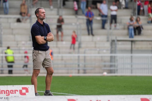 Google Pixel Women s Bundesliga: SC Freiburg vs. Bayer 04 Leverkusen, September 20, 2026; Marco Konrad, SC Freiburg coach; Google Pixel Women s Bundesliga: SC Freiburg vs. Bayer 04 Leverkusen, Dreisamstadion, September 20, 2026 DFB and DFL regulations prohibit any use of photographs as image sequences and or quasi-video. Copyright: xBEAUTIFULxSPORTS Boscox
