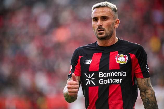 LEVERKUSEN, GERMANY - 20 SEPTEMBER, 2026: Aleix Garcia - The Bundesliga match Bayer 04 Leverkusen vs. RB Leipzig at BayArena.  Copyright: xVitaliixKliuievx