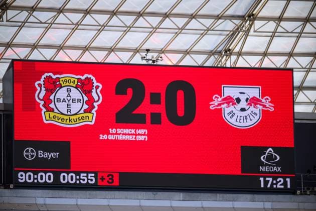 LEVERKUSEN, GERMANY - 20 SEPTEMBER, 2026: - The Bundesliga match Bayer 04 Leverkusen vs. RB Leipzig at BayArena.  Copyright: xVitaliixKliuievx
