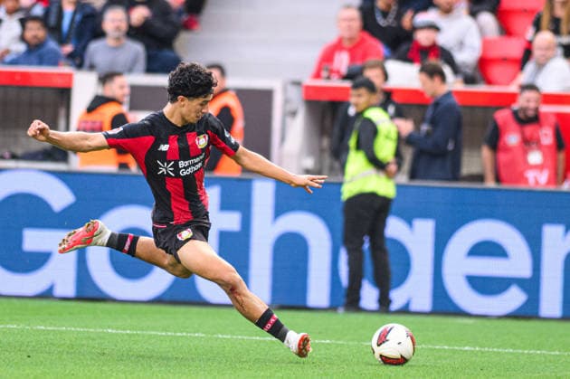 LEVERKUSEN, GERMANY - 20 SEPTEMBER, 2026: Ibrahim Maza - The Bundesliga match Bayer 04 Leverkusen vs. RB Leipzig at BayArena.  Copyright: xVitaliixKliuievx