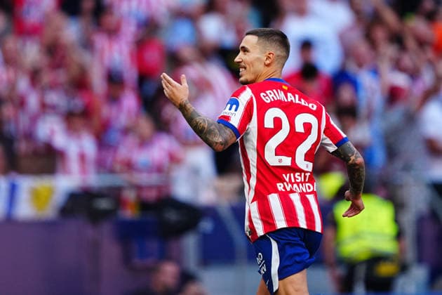 Atletico de Madrid v Real Madrid - LaLiga EA Sports 2026 27 MADRID, SPAIN - SEPTEMBER 20: Alex Grimaldo of Atletico Madrid celebrates after scoring his team s first goal during the LaLiga EA Sports match between Atletico de Madrid and Real Madrid at Riyadh Air Metropolitano on September 20, 2026 in Madrid, Spain. Madrid Riyadh Air Metropolitano Madrid Spain Copyright: x x2026xGokhanxTanerx xPSxImagesxGokhanxTanerx