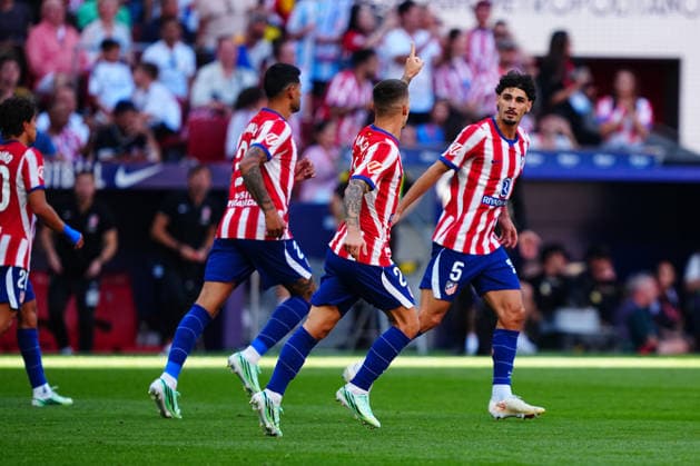 Atletico de Madrid v Real Madrid - LaLiga EA Sports 2026 27 MADRID, SPAIN - SEPTEMBER 20: Alex Grimaldo of Atletico Madrid celebrates after scoring his team s first goal during the LaLiga EA Sports match between Atletico de Madrid and Real Madrid at Riyadh Air Metropolitano on September 20, 2026 in Madrid, Spain. Madrid Riyadh Air Metropolitano Madrid Spain Copyright: x x2026xGokhanxTanerx xPSxImagesxGokhanxTanerx