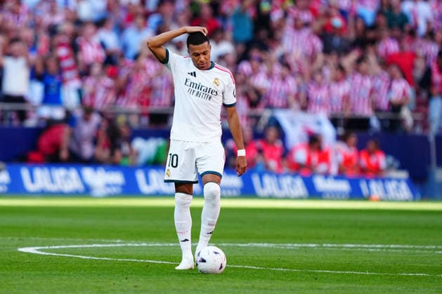 Atletico de Madrid v Real Madrid - LaLiga EA Sports 2026 27 MADRID, SPAIN - SEPTEMBER 20: Kylian Mbappe of Real Madrid CF reacts during the LaLiga EA Sports match between Atletico de Madrid and Real Madrid at Riyadh Air Metropolitano on September 20, 2026 in Madrid, Spain. Madrid Riyadh Air Metropolitano Madrid Spain Copyright: x x2026xGokhanxTanerx xPSxImagesxGokhanxTanerx