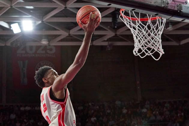 German Basketball Bundesliga (BBL), FC Bayern Munich Basketball vs. BMA365 Bamberg Baskets, Munich FC Bayern Basketball, Bamberg Baskets MBA365, September 20, 2026, in Munich at BMW Park; WILSON Mylik, BMA365 Bamberg BASKETS, Shooting Guard (SG), No. 10, BAM10, Sportworld, Munich, BMW Park, Bayern, Germany