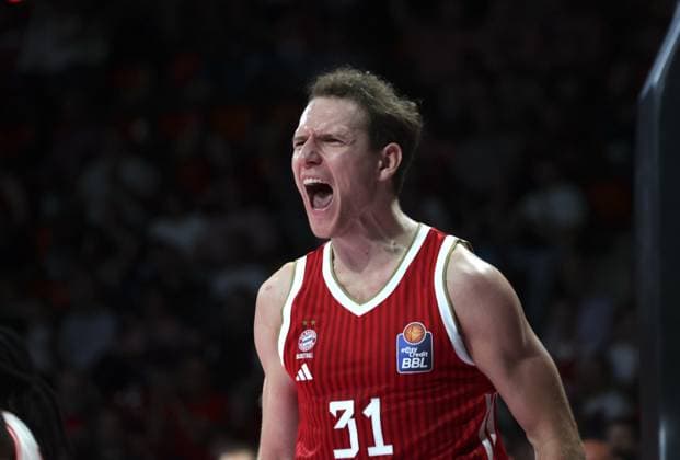 Bayern s 31 Rokas JOKUBAITIS, Basketball, Bundesliga, Bayern Munich vs. Bamberg Baskets, on September 20, 2026, in Munich, Germany. Source: Copyright Credit Oryk HAIST xx